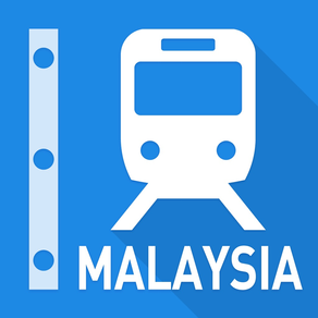 Malaysia Rail Map - Kuala Lumpur, Borneo