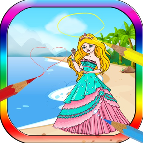 Princess enfants Livre coloriage pour enfant fille