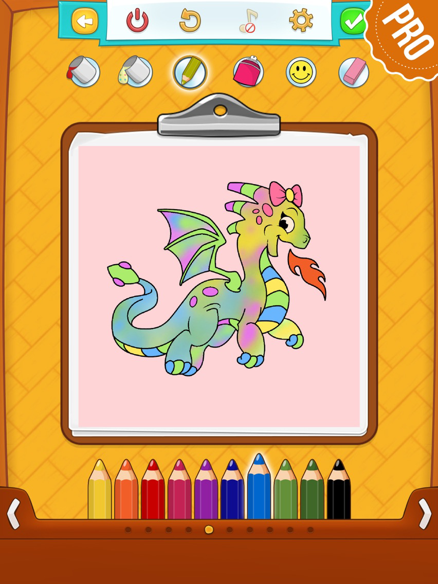 Dragon Coloring Pages PRO - Animal Coloring Games for Kids for iOS ...