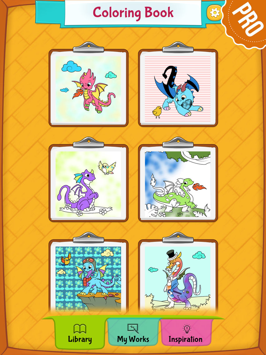 Dragon Coloring Pages PRO - Animal Coloring Games for Kids for iOS ...