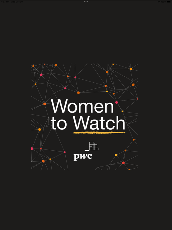 Programa Women to Watch de PwC poster