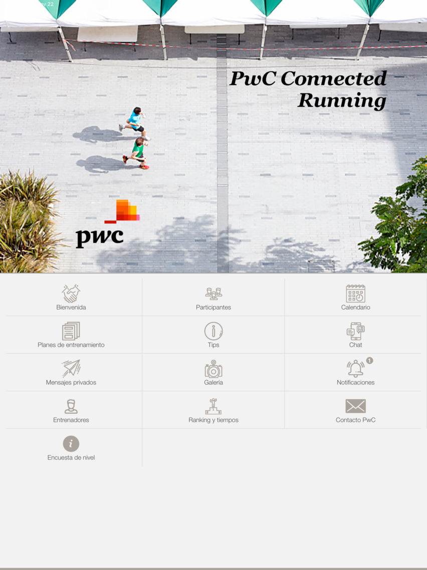PwC Connected Running poster