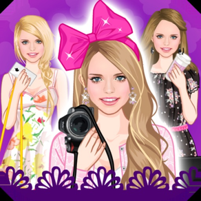 Floral summer dress up game