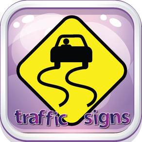 Traffic Signs Flashcards: English Vocabulary Learning Free For Family & Kids!