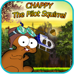 Chappy, the helicopter pilot squirrel