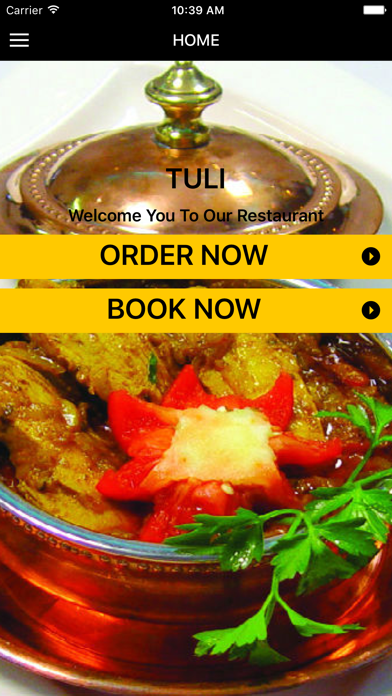 Tuli Indian Basingstoke poster