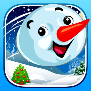 A Winter Holiday Ice Run FREE - The Frozen Christmas Snow-Ball Run for Kids