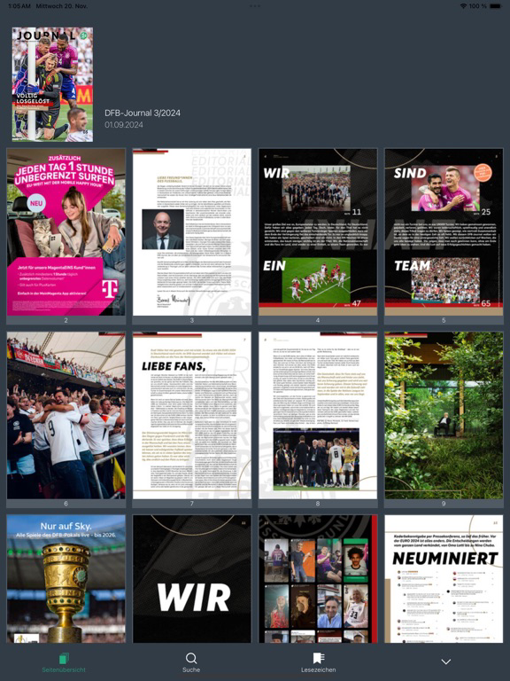 DFB-Magazine poster
