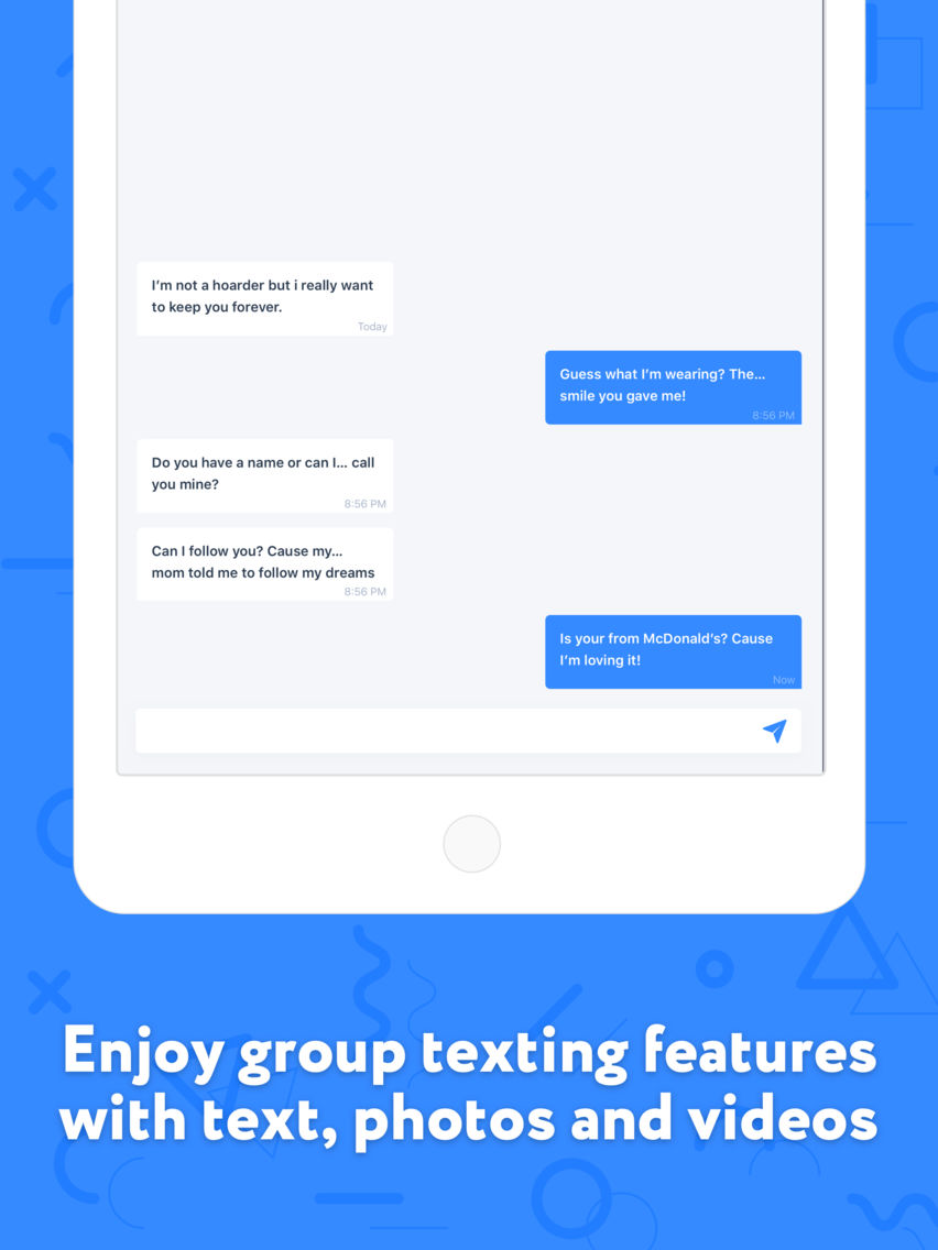 Fake Text Message and Number poster