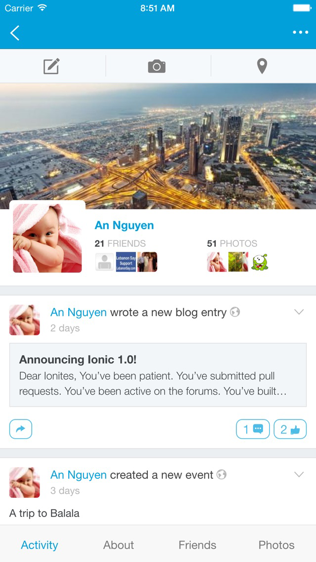 phpFox Mobile Application poster