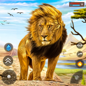 Besta Leão Animal Simulador 3D