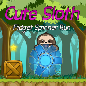 Cute Sloth Fidget Spinner ABC's Run & Learn