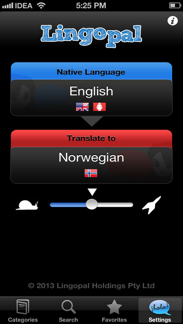 Lingopal Norwegian LITE - talking phrasebook poster