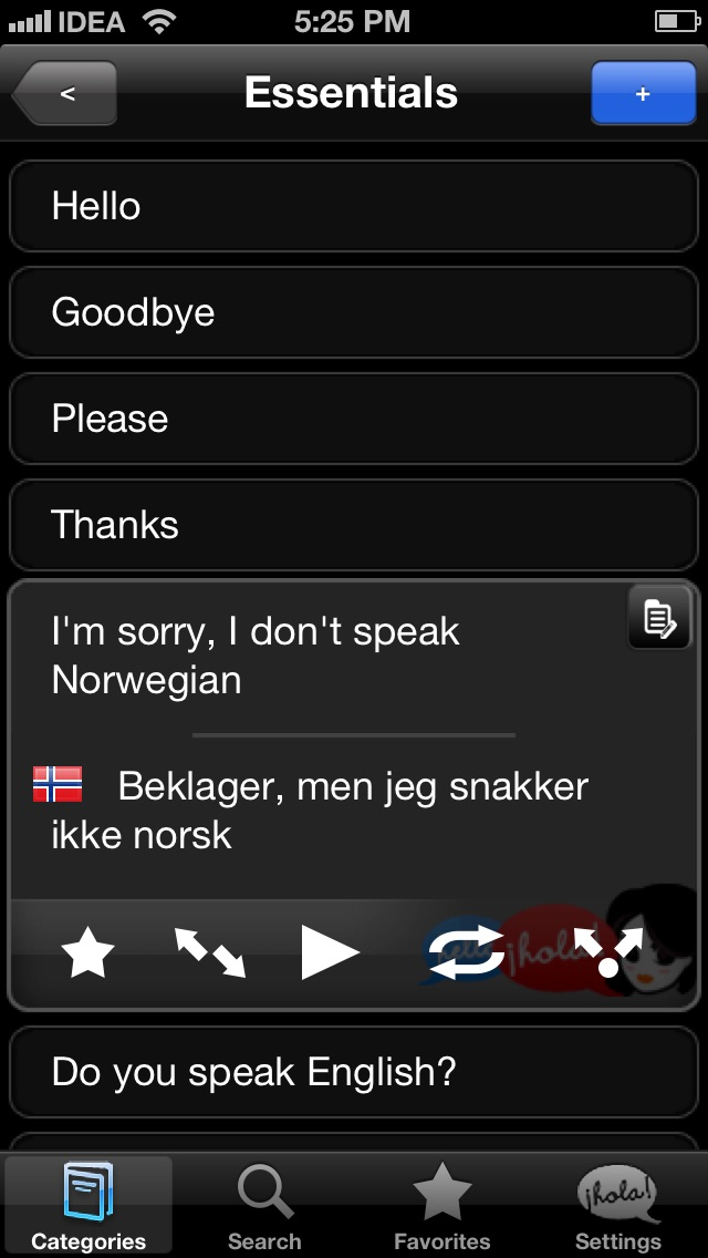 Lingopal Norwegian LITE - talking phrasebook poster