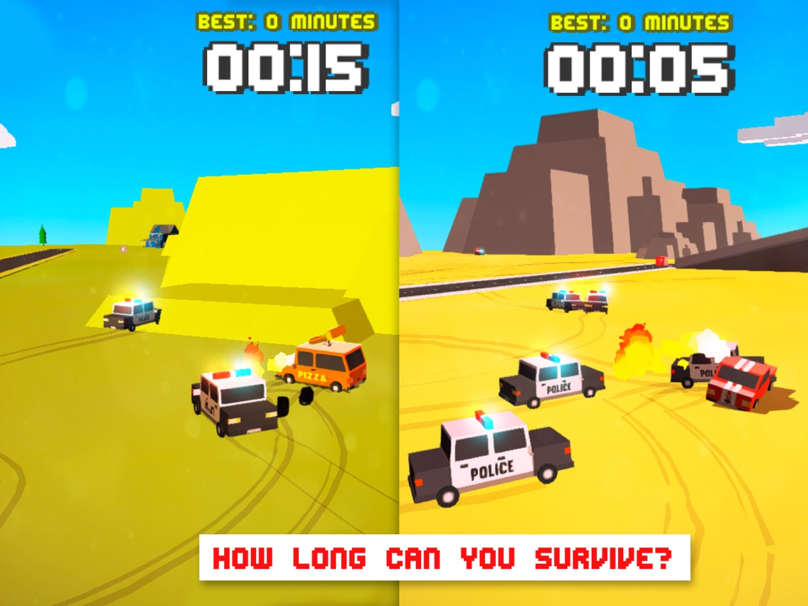 Smashy Dash 2 PRO - Crossy Crashy Cars and Cops - Wanted poster