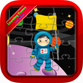 Space Jigsaw Puzzles Games for Kids and Toddlers