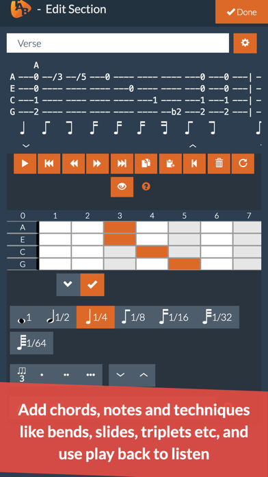 Ukulele Notepad - Tab Editor poster