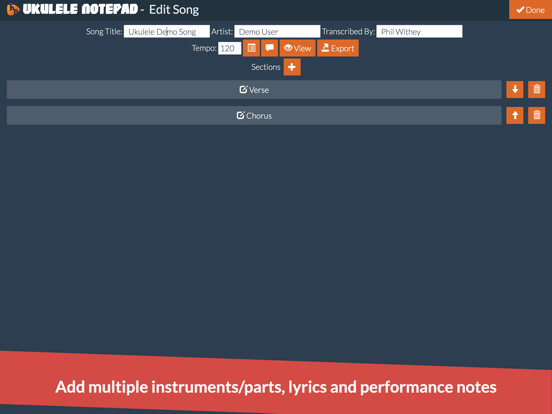 Ukulele Notepad - Tab Editor poster