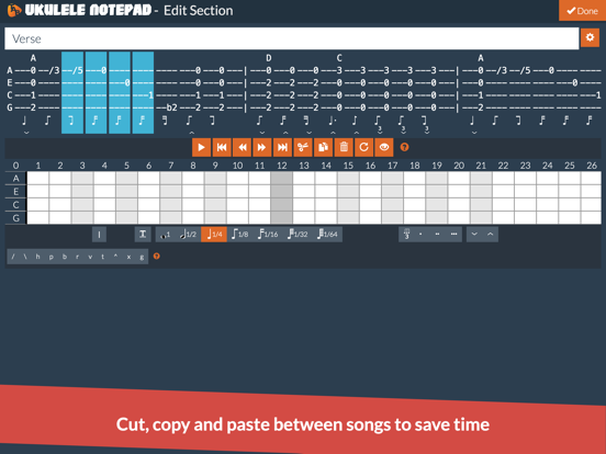 Ukulele Notepad - Tab Editor poster
