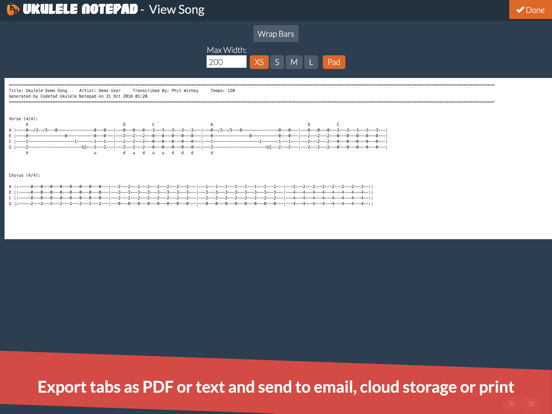 Ukulele Notepad - Tab Editor poster