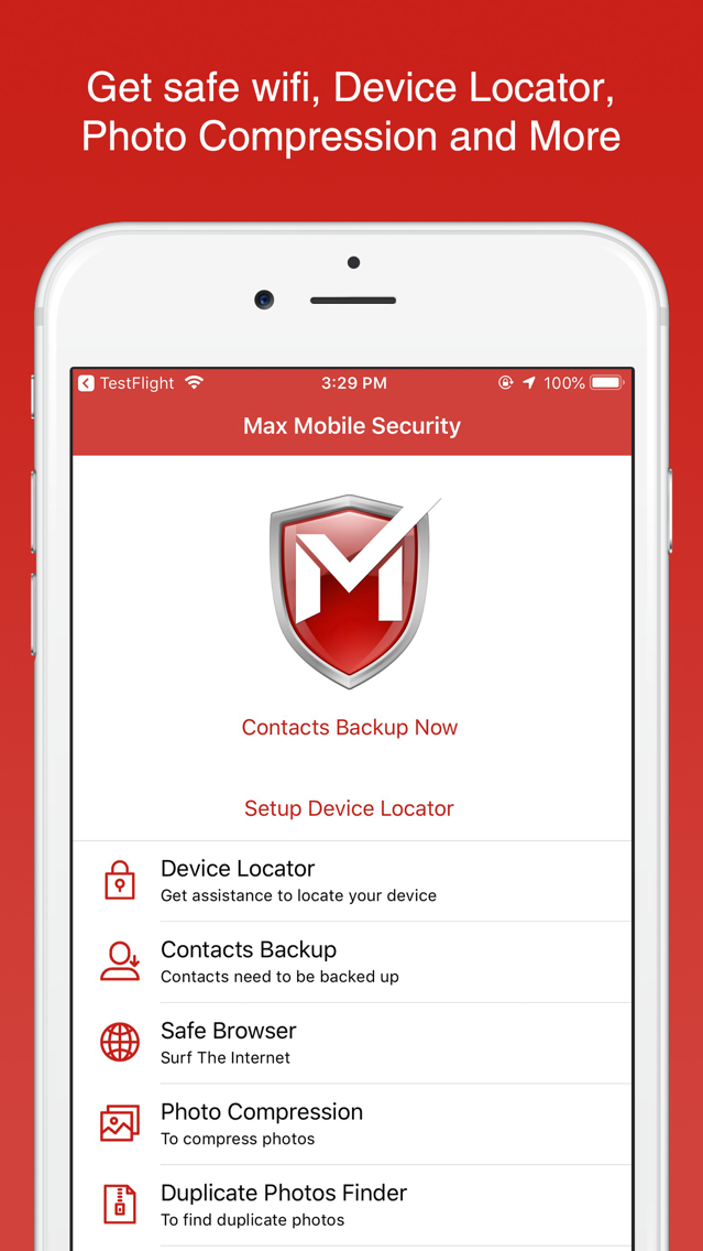 Max Mobile Security poster
