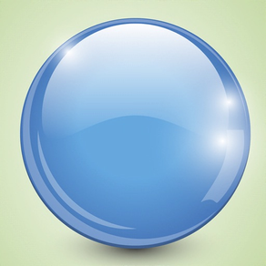 bola de cristal azul