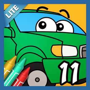 Coloring Book 11 Lite: Trucks