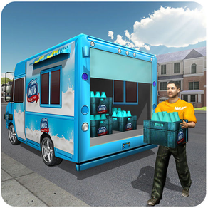 Milk Delivery Van – Trailer Truck Driver