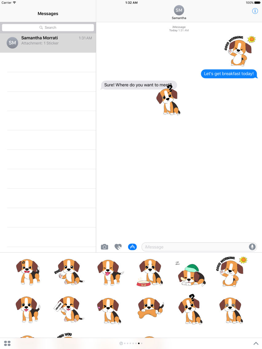 Dog Animated Stickers for iOS (iPhone/iPad) Latest Version at $0.99 on ...