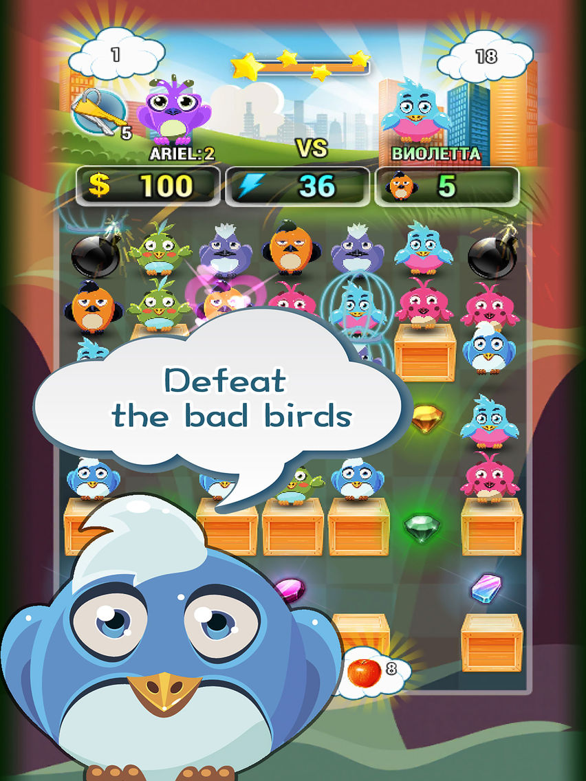 Birds Bomber Puzzle poster