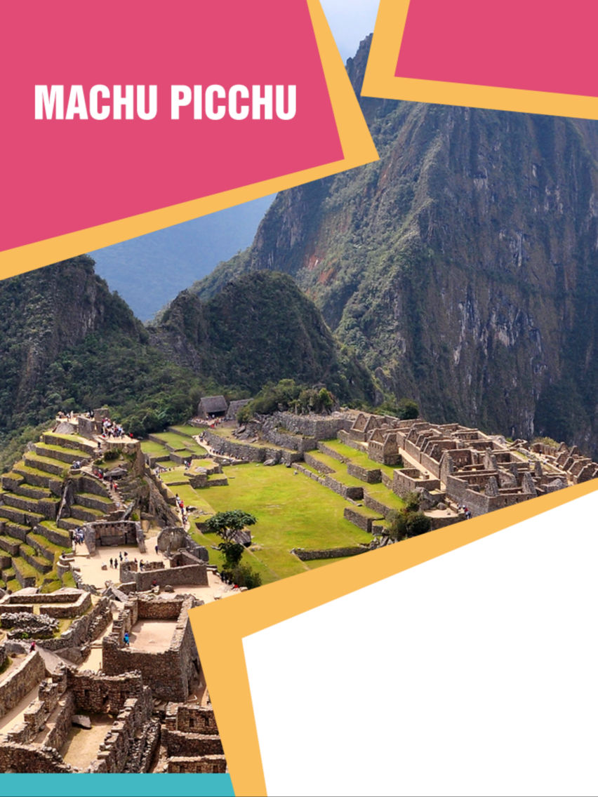 Machu Picchu Tourist Guide poster