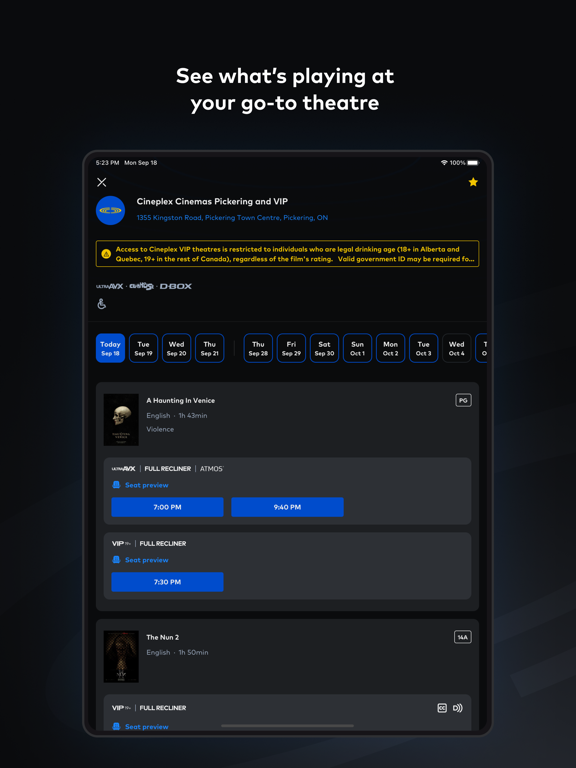 Cineplex Entertainment الملصق