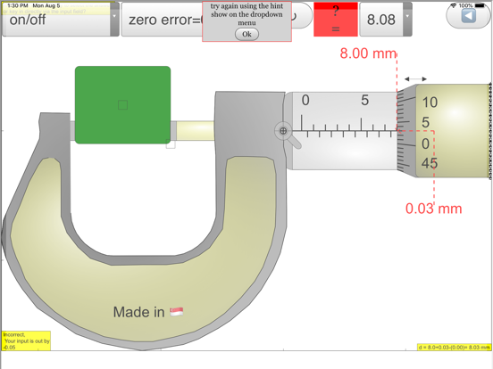 Micrometer Simulator poster