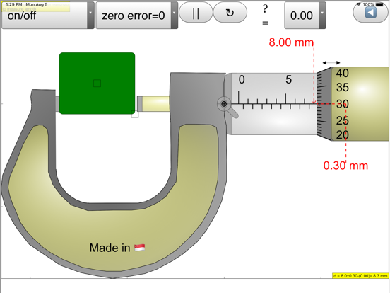 Micrometer Simulator poster