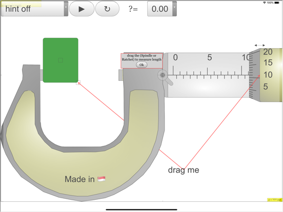 Micrometer Simulator poster