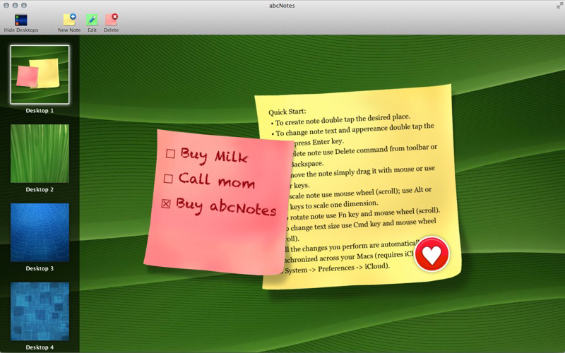 abcNotes - ToDos & Sticky Note poster