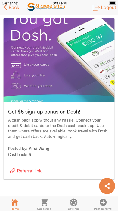 Sharereferrals Plakat