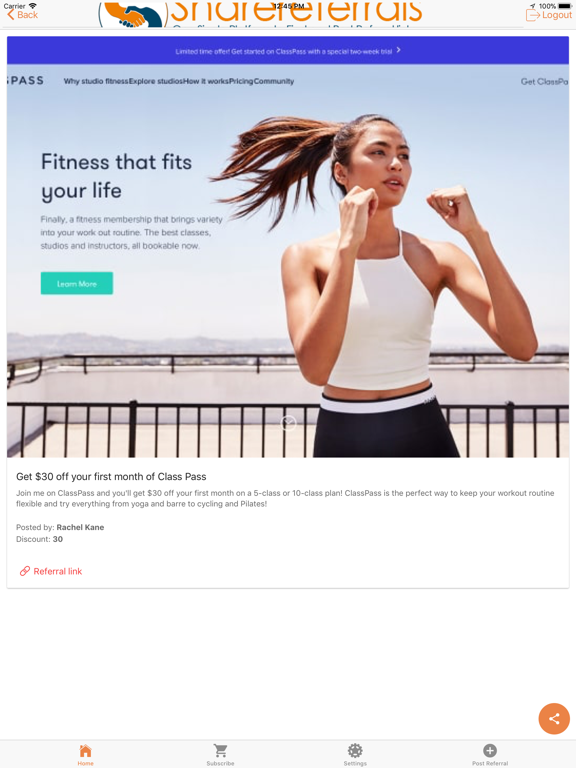 Sharereferrals Plakat