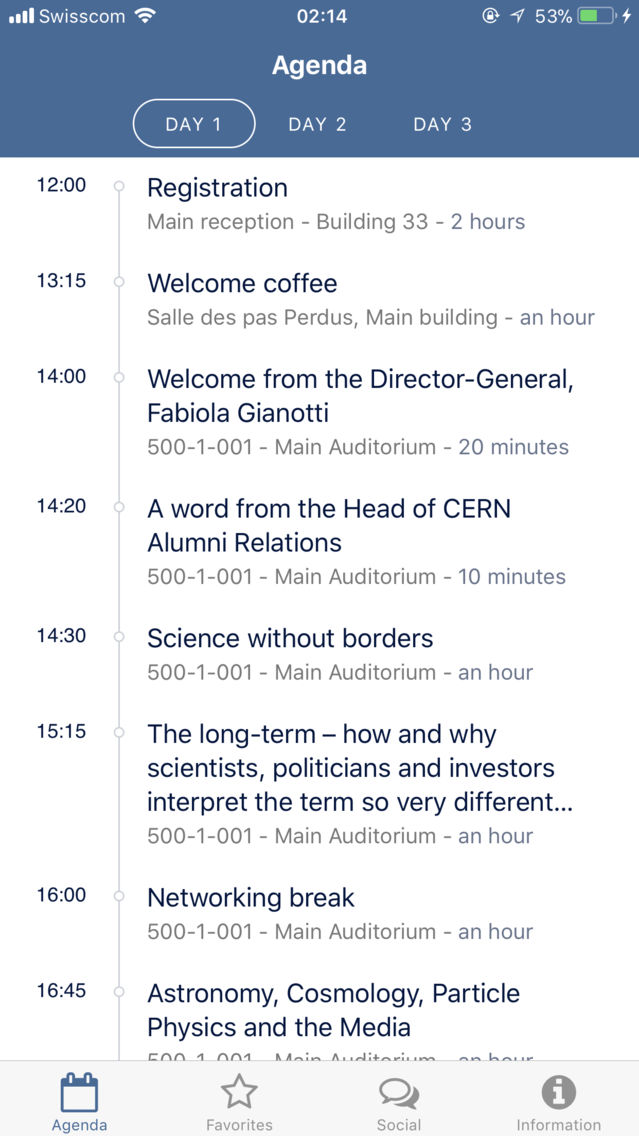 CERN MeetApp poster