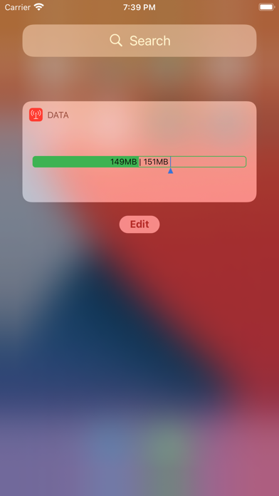 Data Widget - 3g/4g/5g data poster