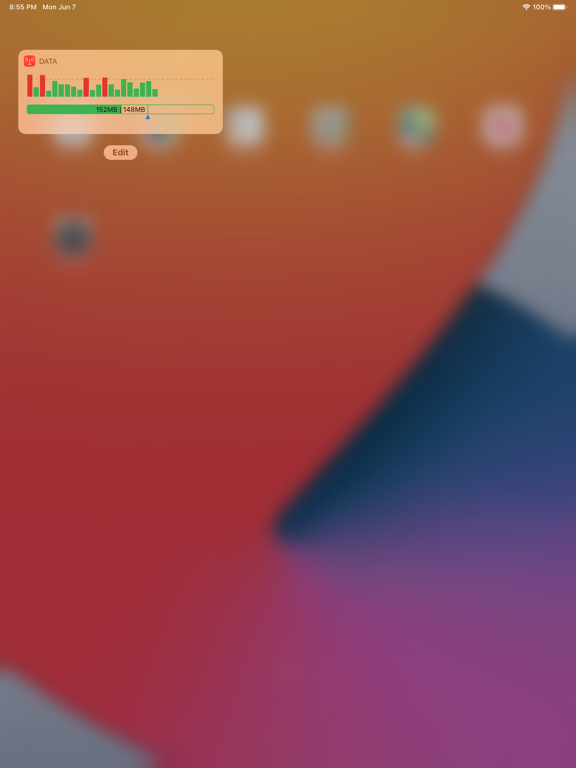 Data Widget - 3g/4g/5g data poster