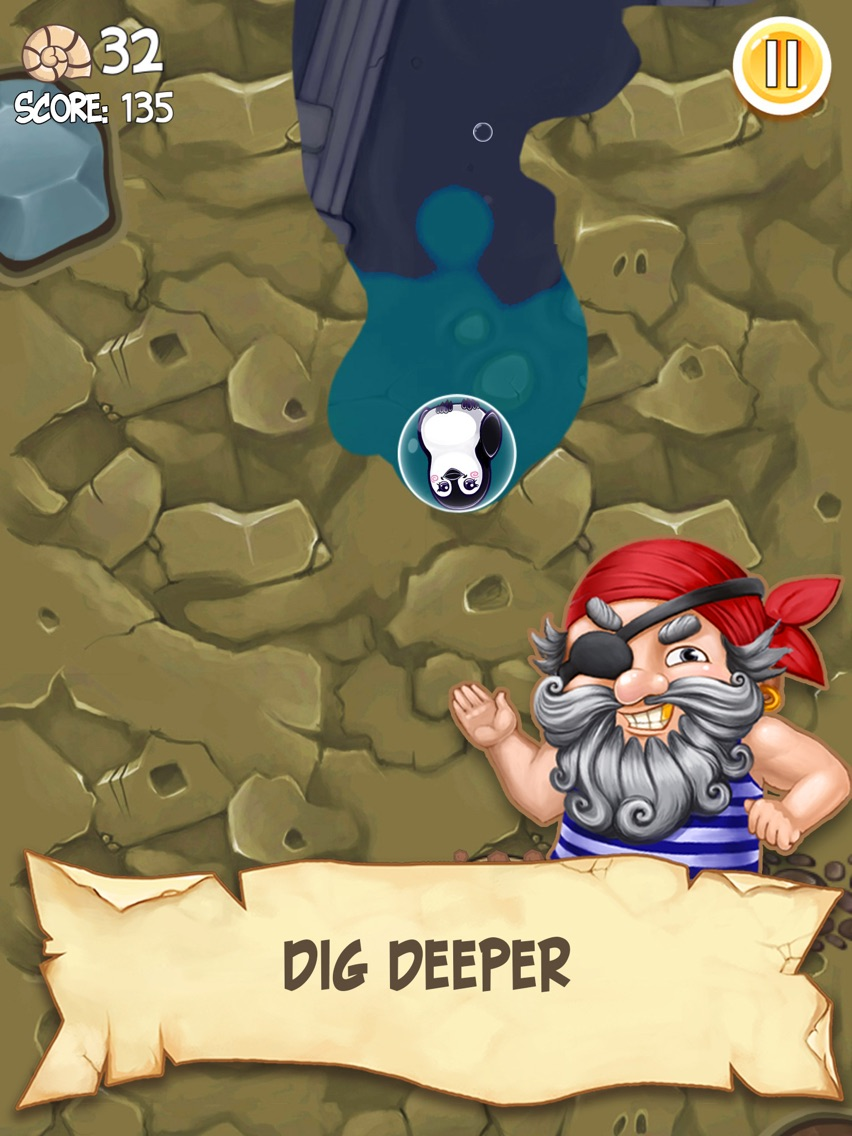 Dig or Die - unique underworld runner poster