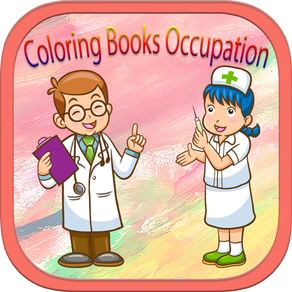 Paint & Drawing Coloring Books Occupation for kids