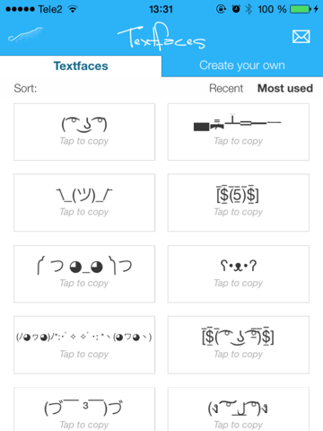 Textfaces for Messenger poster