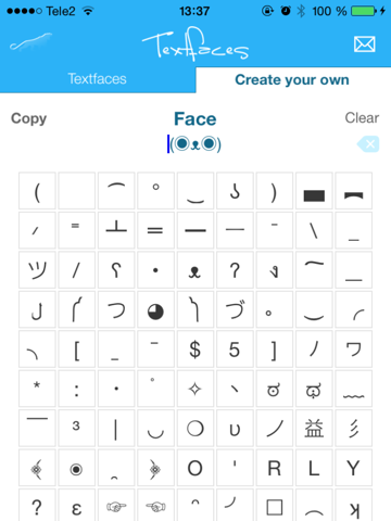 Textfaces for Messenger poster