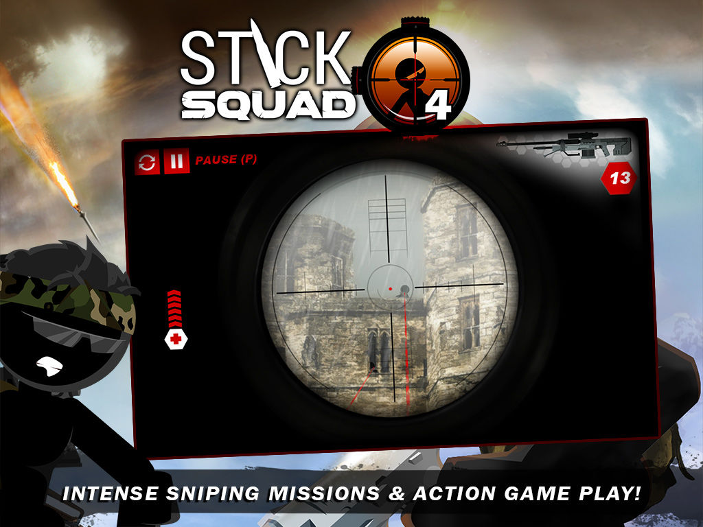 Stick Squad 4 - Sniper's Eye poster