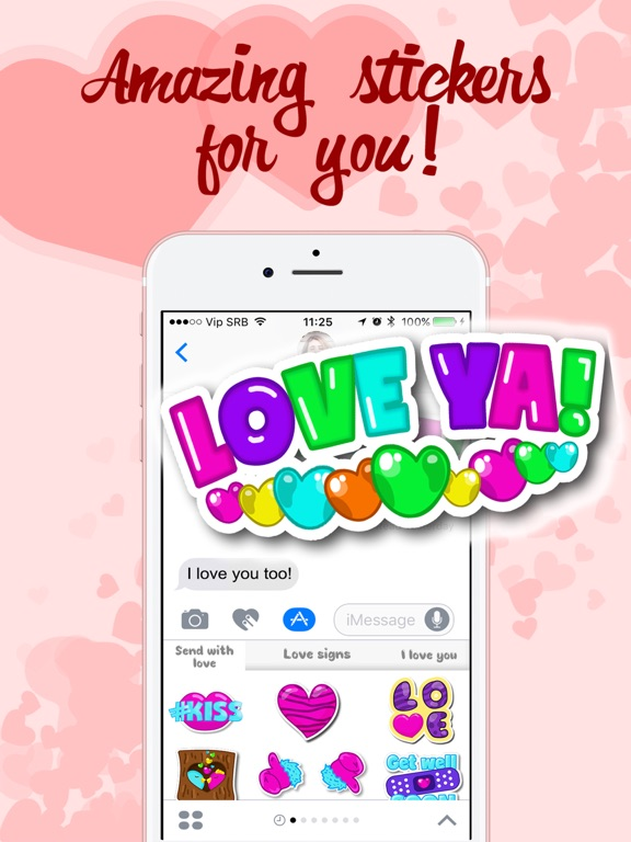 Love Stickers – Fun Text.ing for iMessage poster
