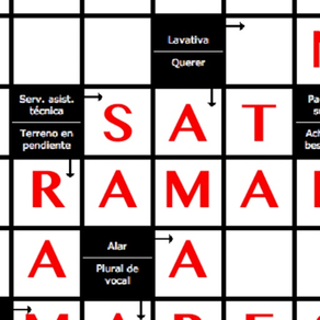 スペイン語のクロスワードパズル