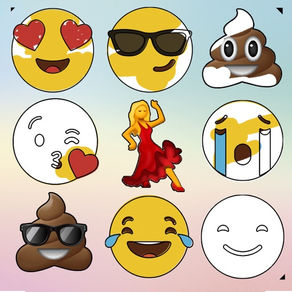 My Emoji coloring book game