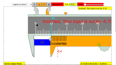Vernier Calipers Simulator poster